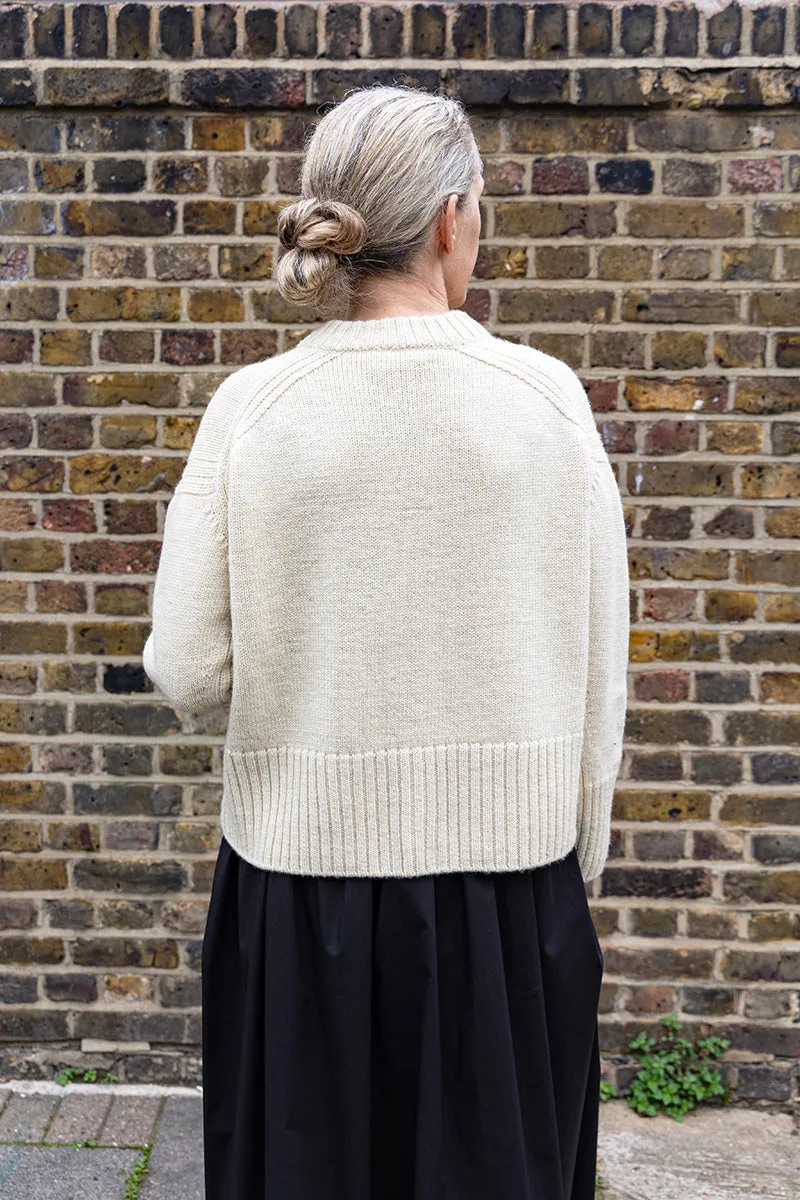 Raye Cardigan Ecru sold by ELWIN product image thumbnail 4