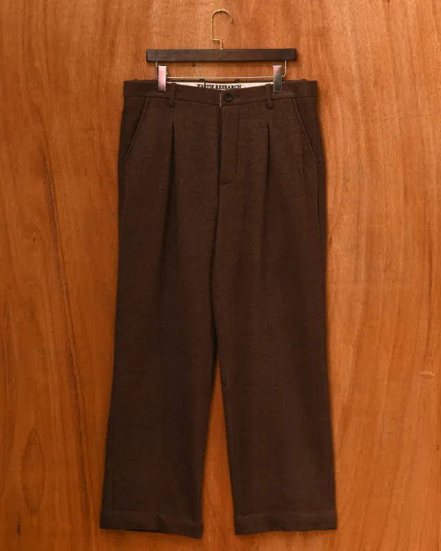 BROWN PLEATED TROUSER sold by Kartik Research