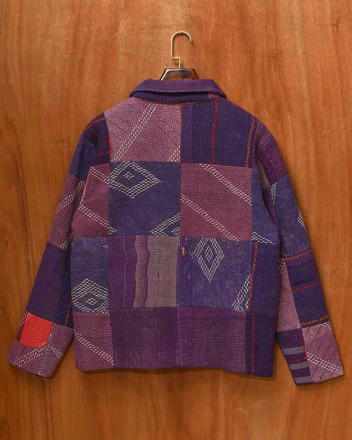 VINTAGE KANTHA PATCHWORK JACKET sold by Kartik Research product image thumbnail 5