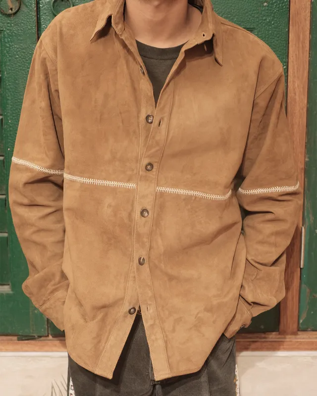 RABARI SUEDE SHIRT sold by Kartik Research