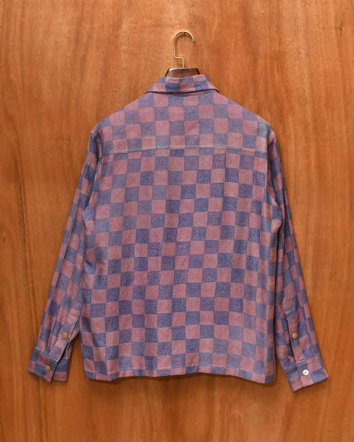 KANTHA CHECK BOX SHIRT sold by Kartik Research product image thumbnail 5