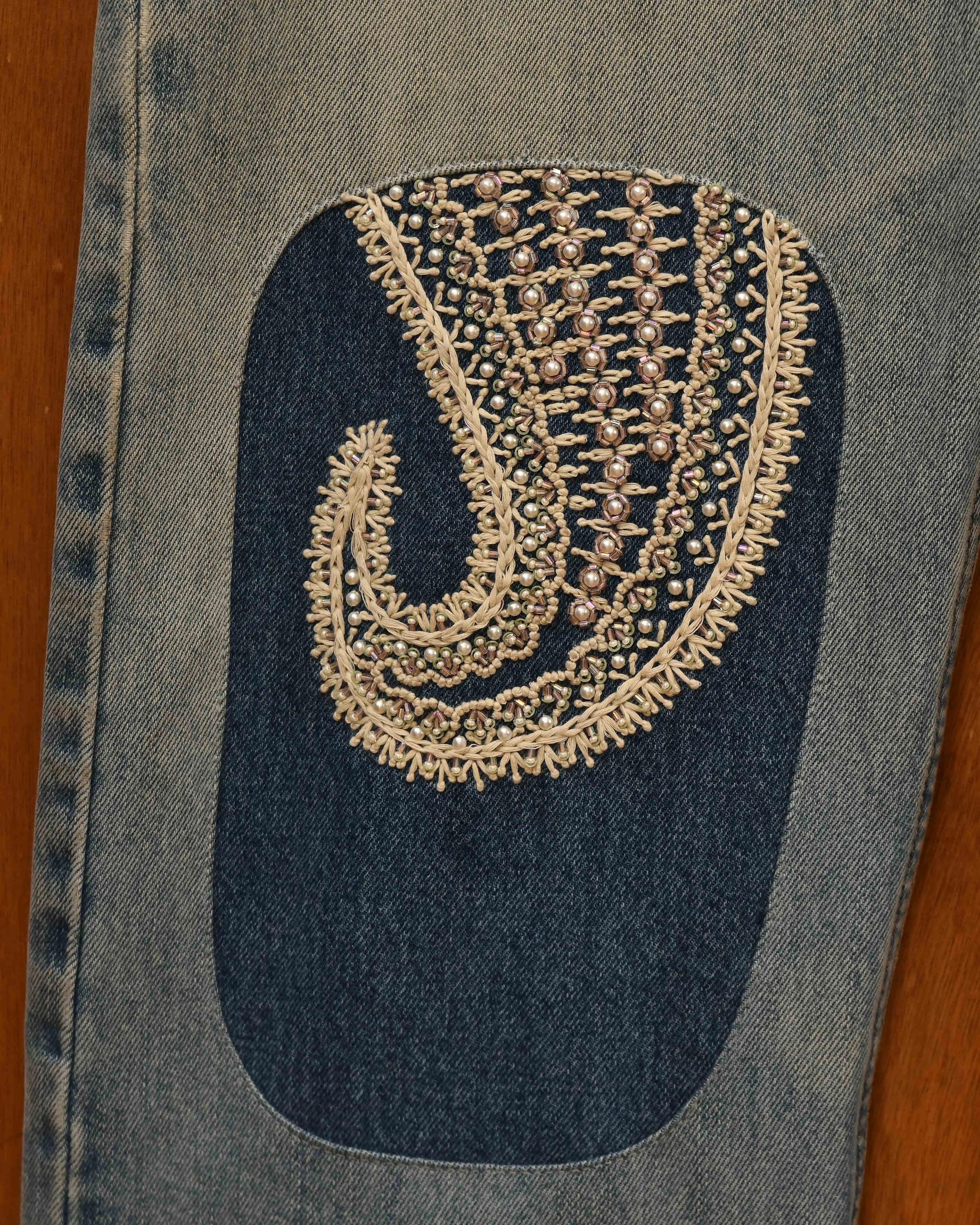 CHIKANKARI JEANS sold by Kartik Research product image thumbnail 4