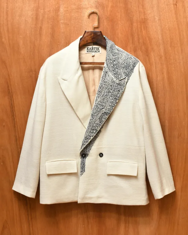 DOUBLE BREASTED WOOL BLAZER sold by Kartik Research