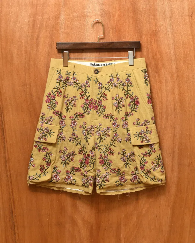 CHINTZ CARGO SHORTS made by Kartik Research