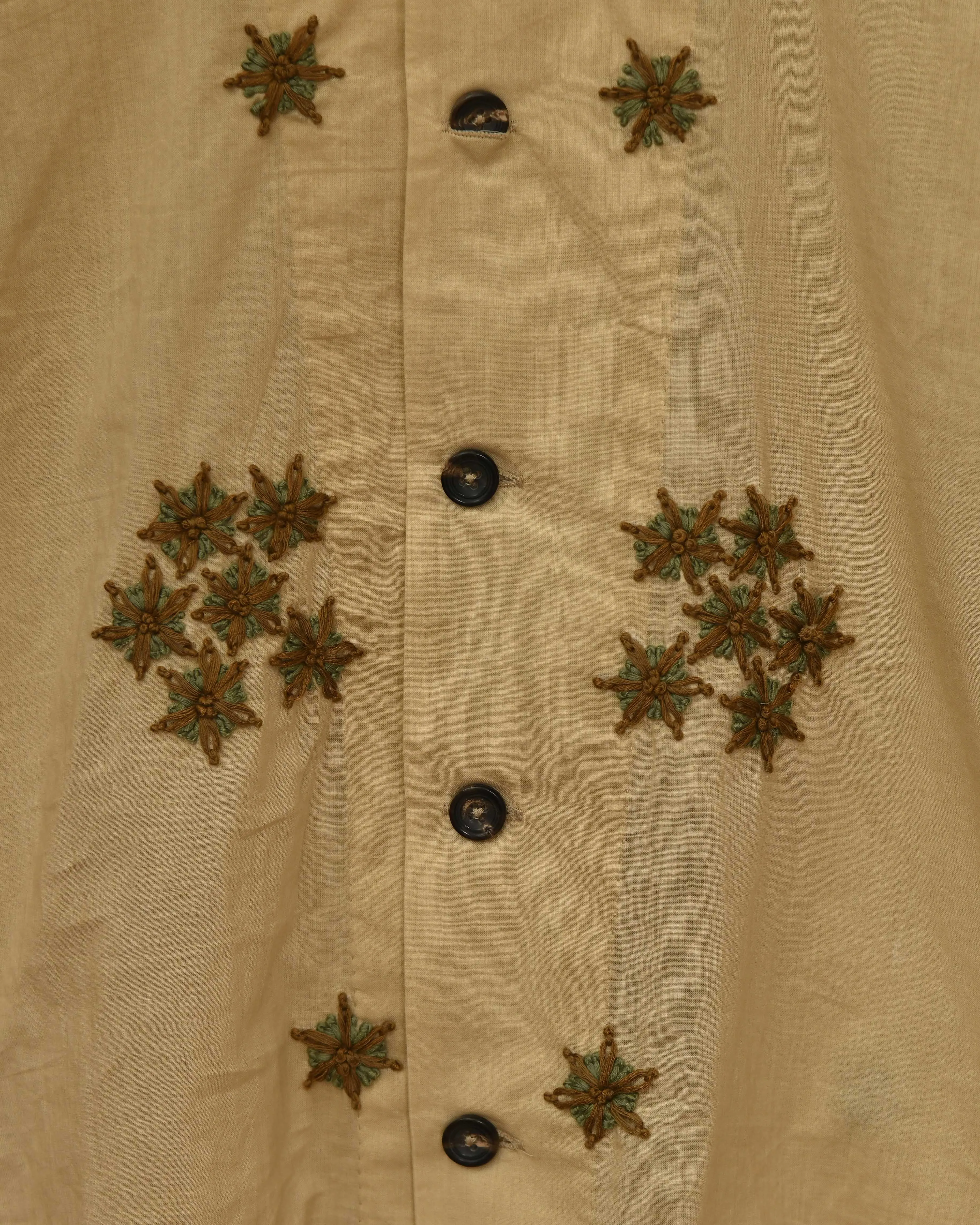 HAND EMBROIDERED CAMP SHIRT sold by Kartik Research product image thumbnail 3