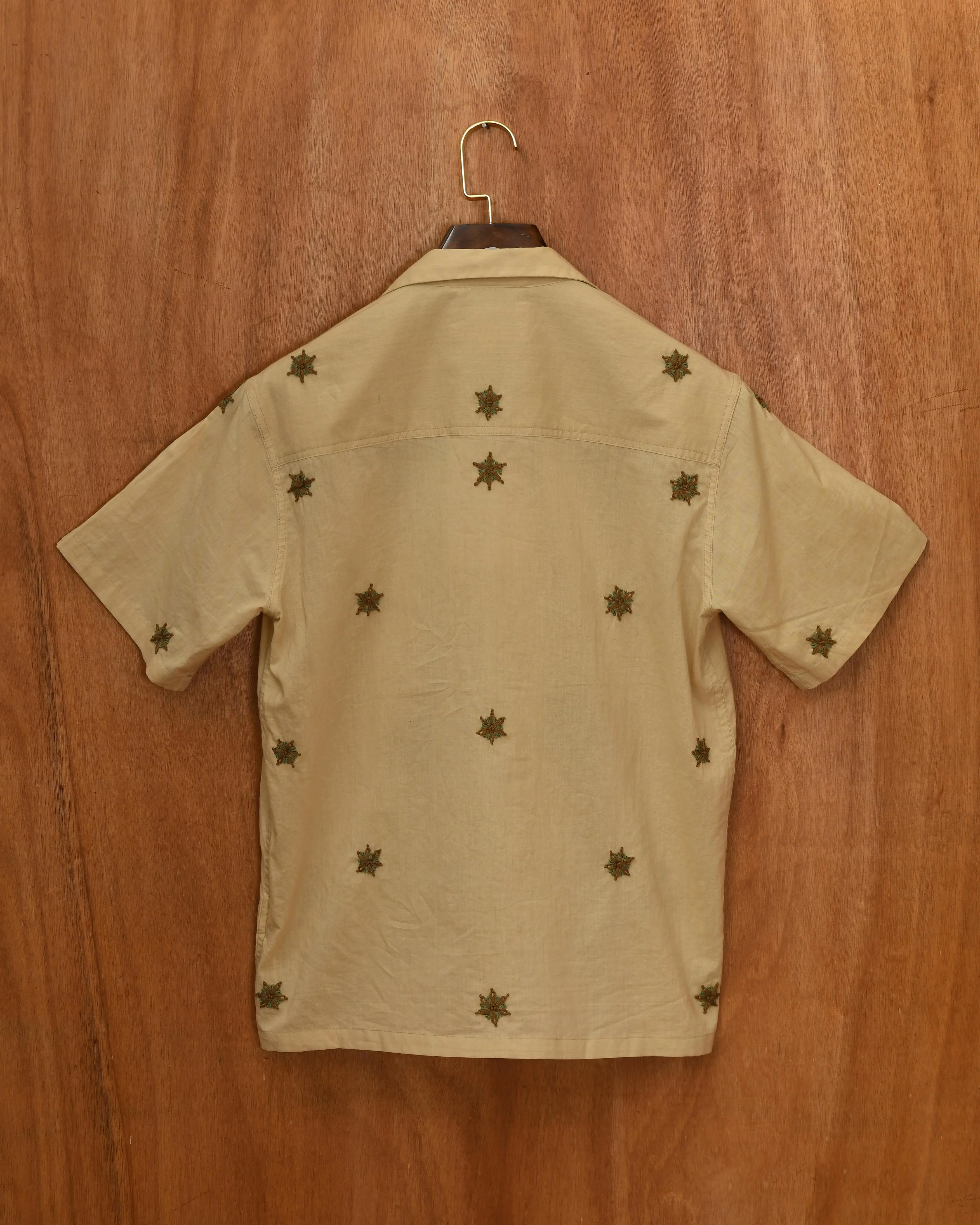 HAND EMBROIDERED CAMP SHIRT sold by Kartik Research product image thumbnail 2