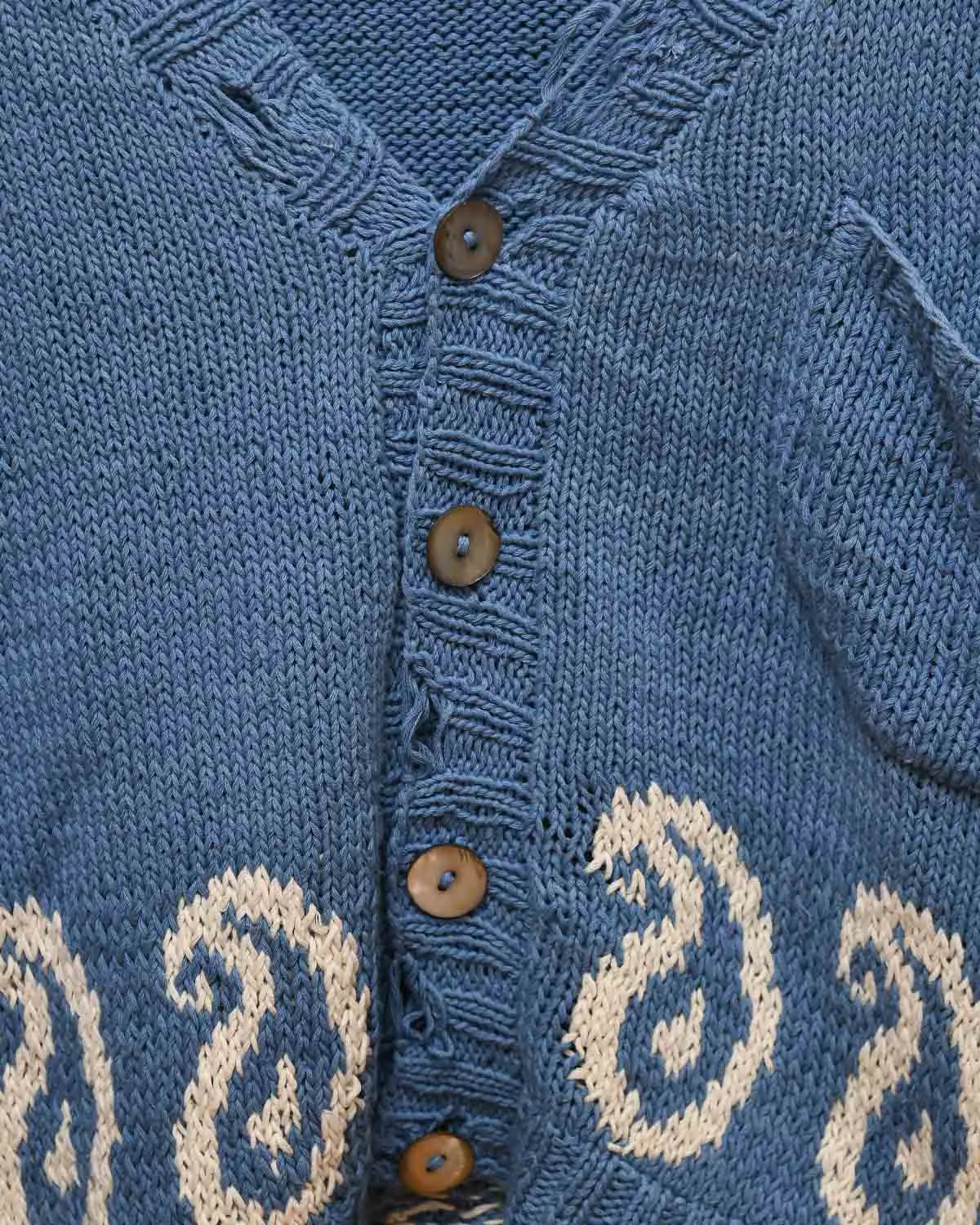 INDIGO PAISLEY CARDIGAN sold by Kartik Research product image thumbnail 3