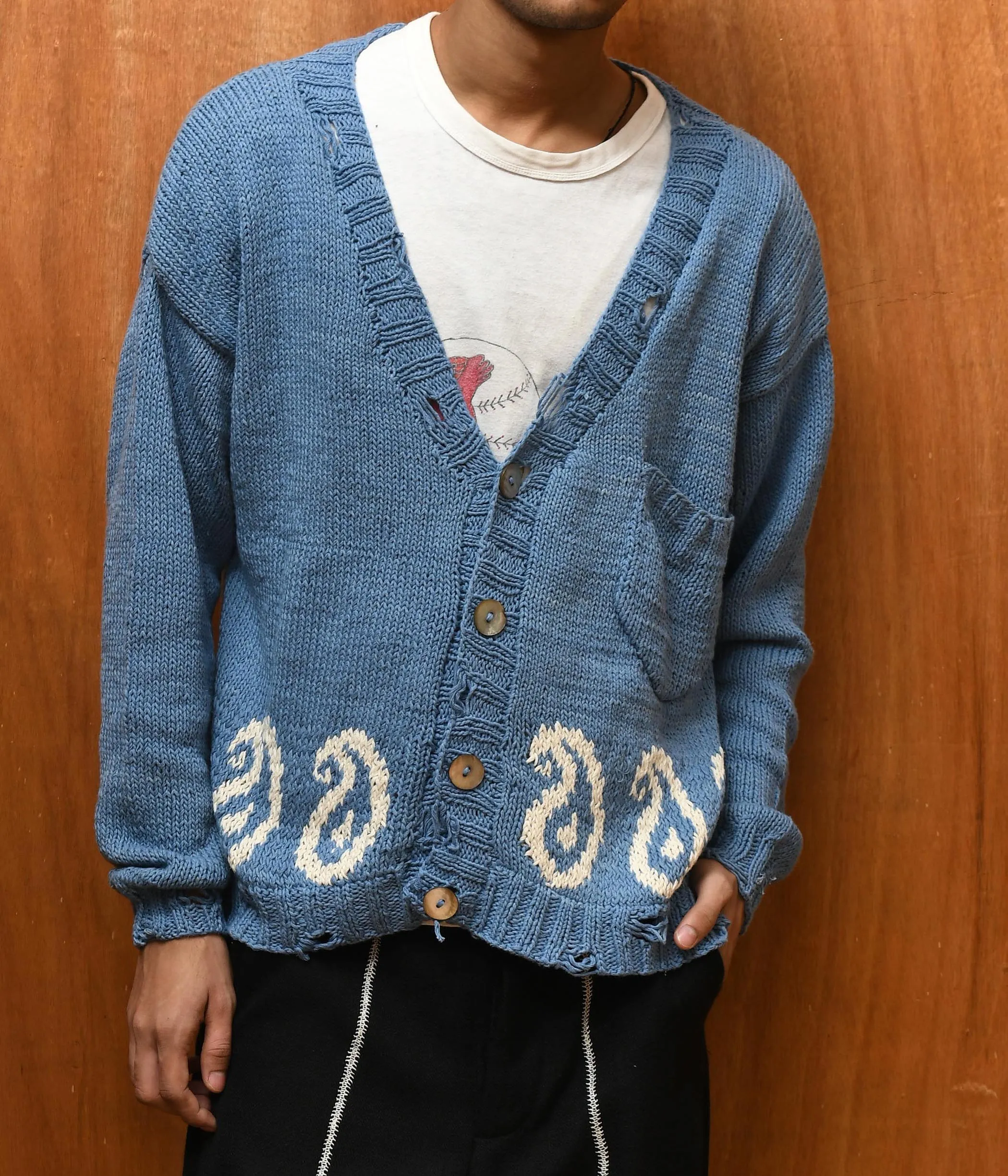 INDIGO PAISLEY CARDIGAN sold by Kartik Research product image thumbnail 2