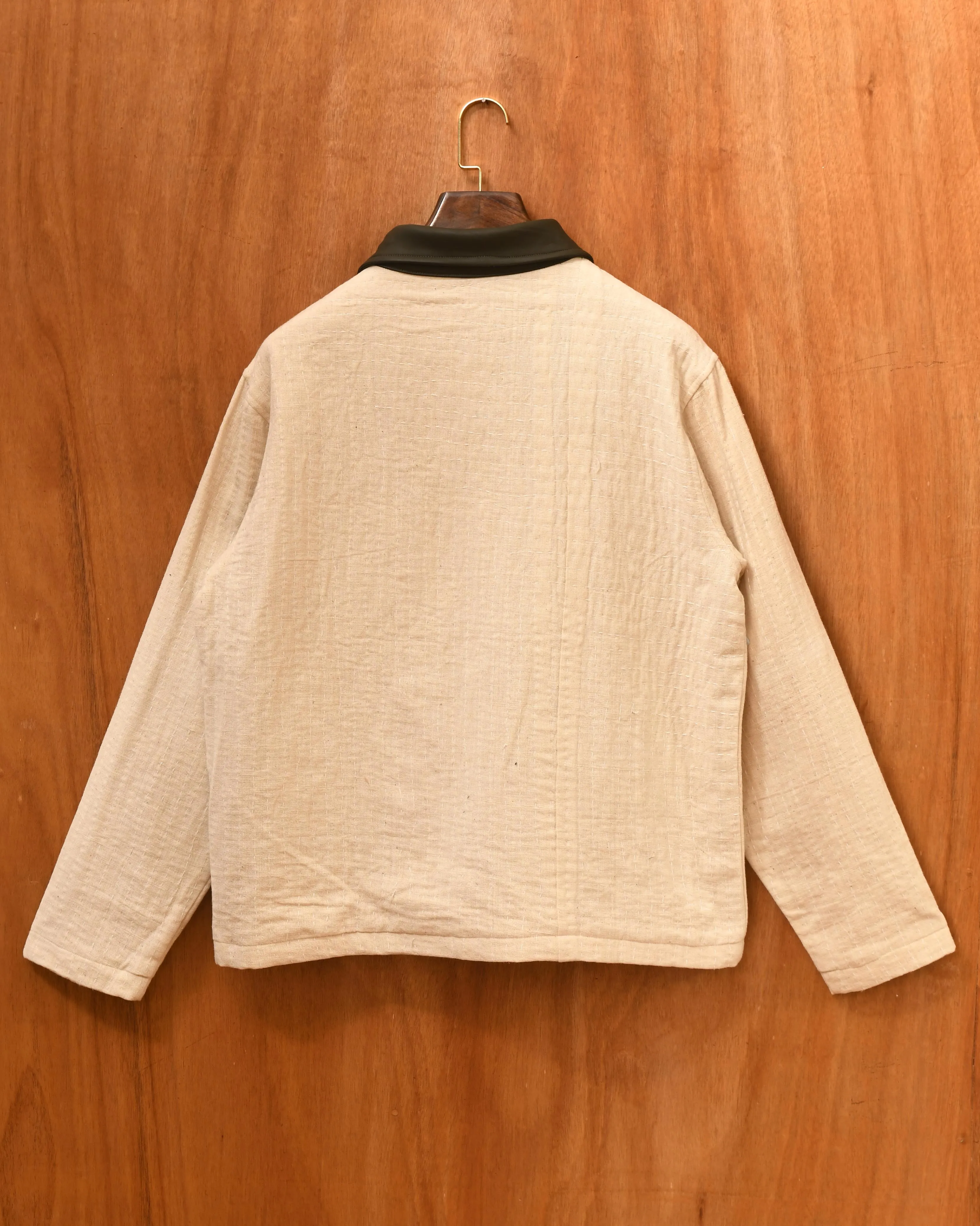 ECRU KANTHA JACKET sold by Kartik Research product image thumbnail 3