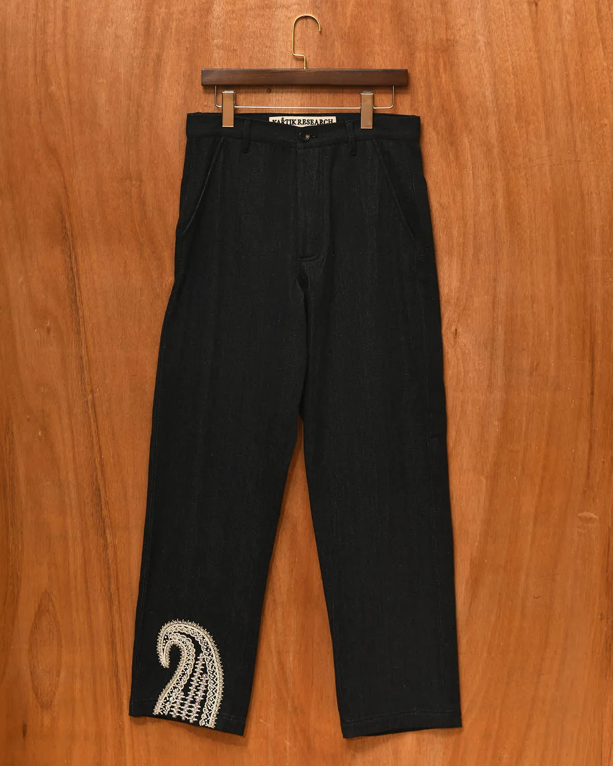 CHIKANKARI TROUSER sold by Kartik Research product image thumbnail 4
