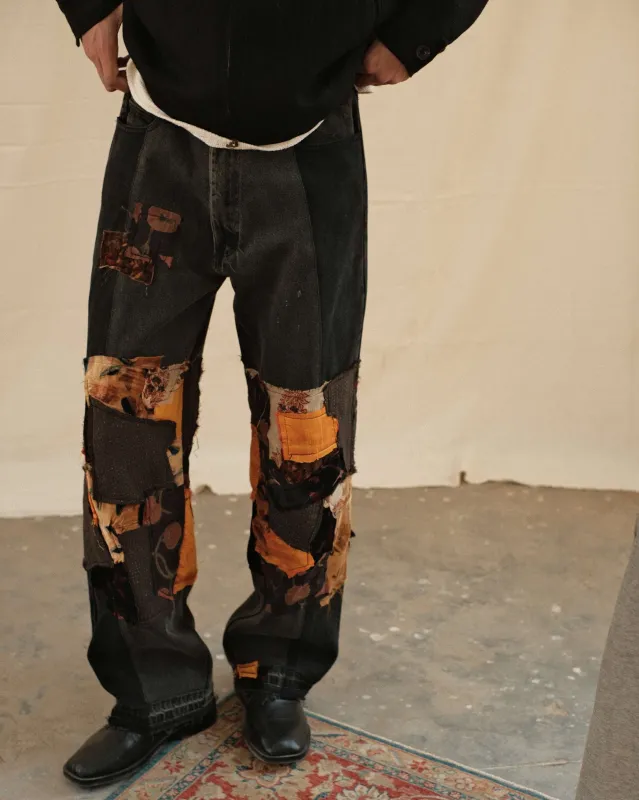 MANALI PATCHWORK PANT made by Kartik Research