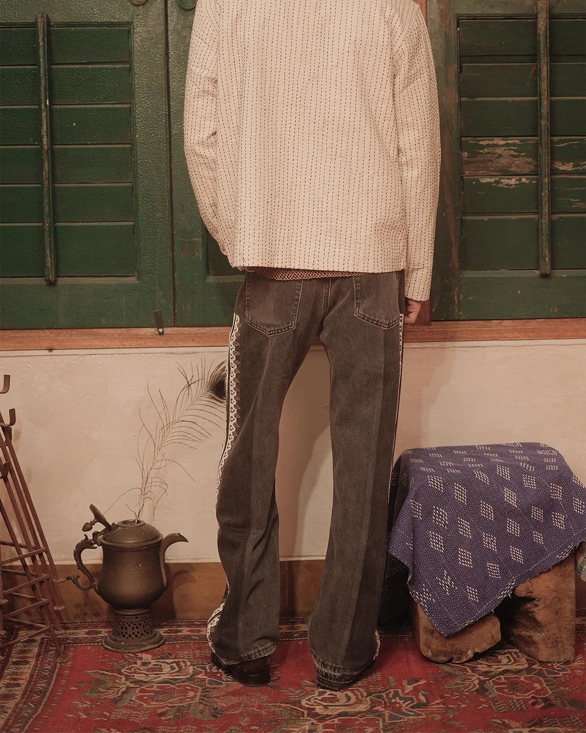 KANTHA CROPPED JACKET sold by Kartik Research product image thumbnail 3