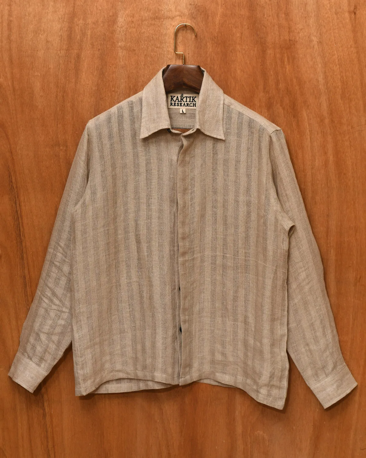 LINEN STRIPE SHIRT sold by Kartik Research product image thumbnail 2