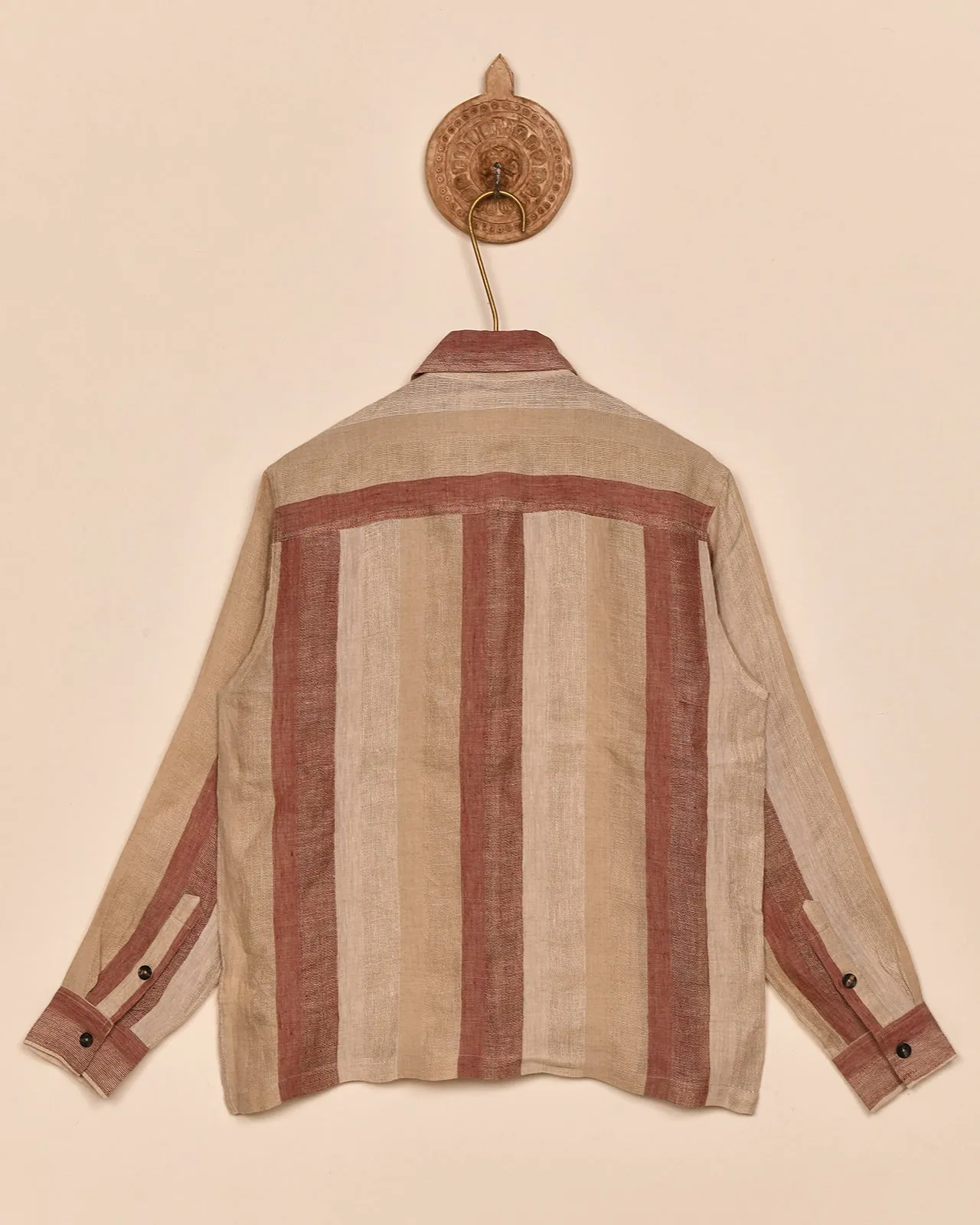 LINEN STRIPE SHIRT sold by Kartik Research product image thumbnail 5