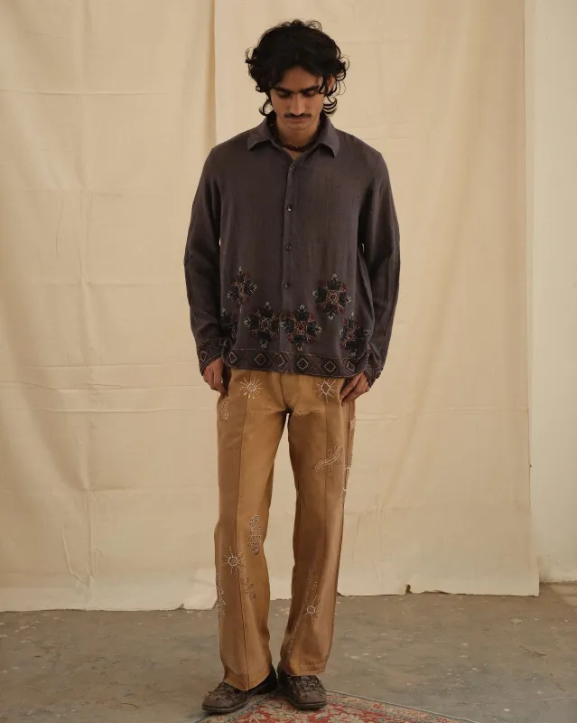 HAND BEADED SHIRT made by Kartik Research