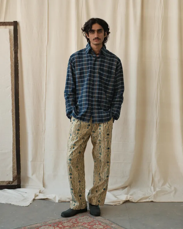 INDIGO PATAUDI SHIRT made by Kartik Research