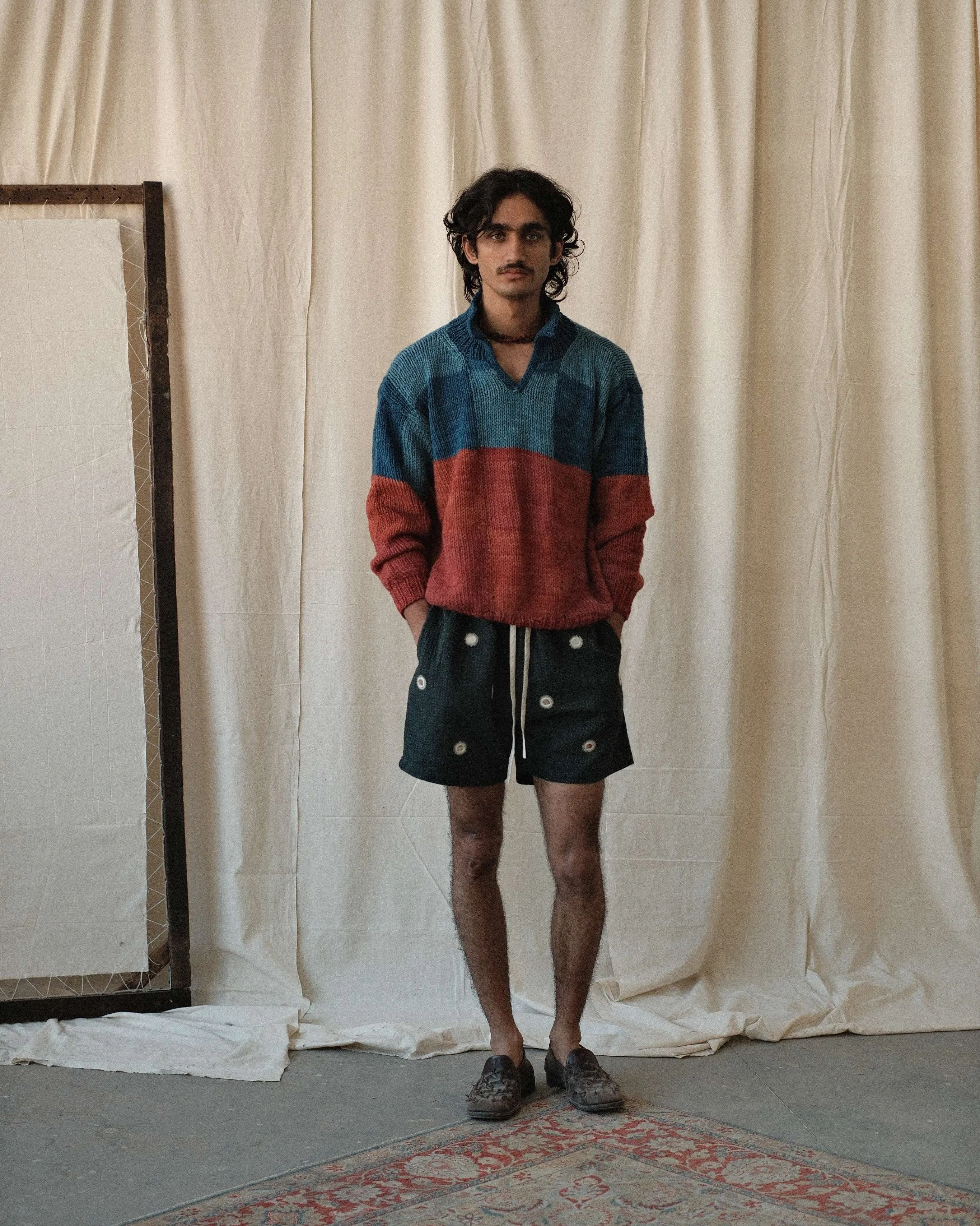 RUGBY KNIT SWEATER sold by Kartik Research