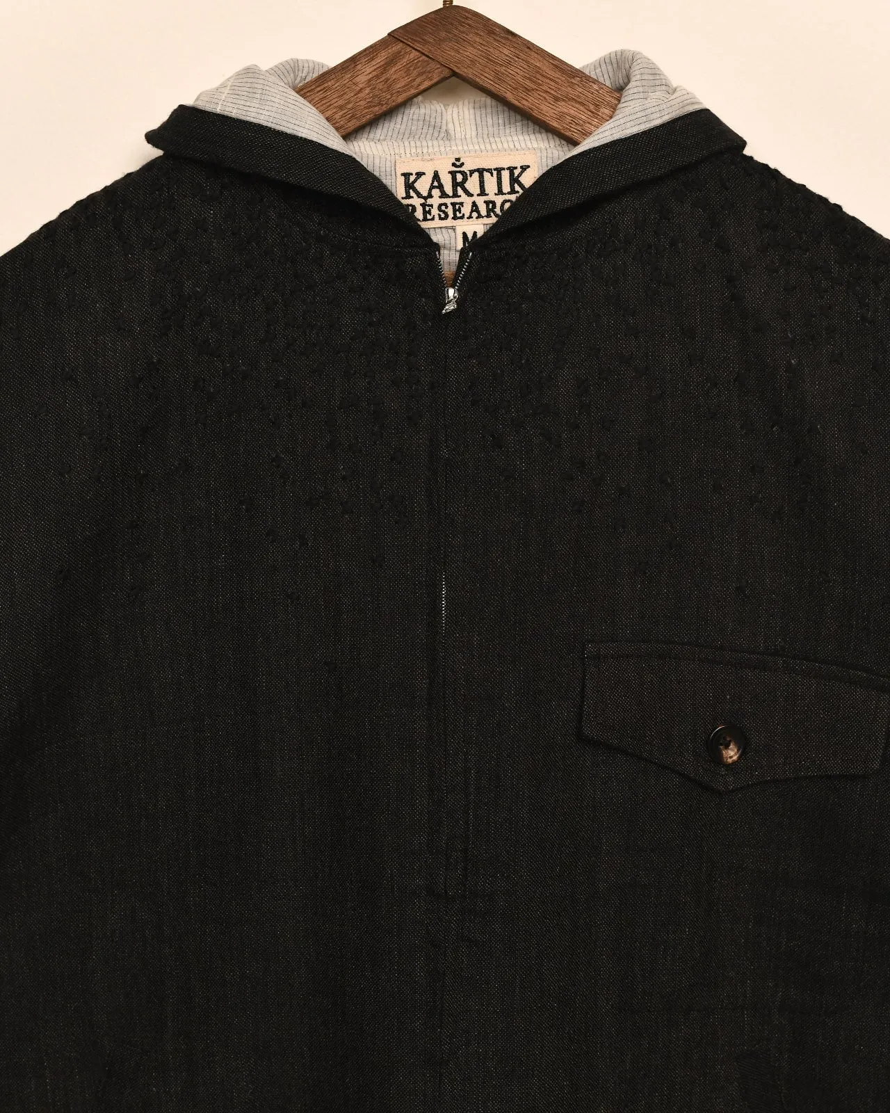 KANTHA ZIP HOODIE sold by Kartik Research product image thumbnail 4