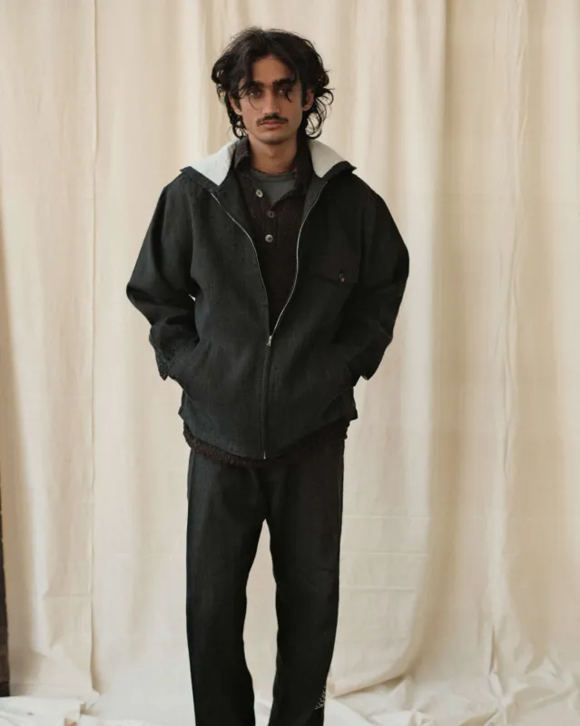 KANTHA ZIP HOODIE made by Kartik Research
