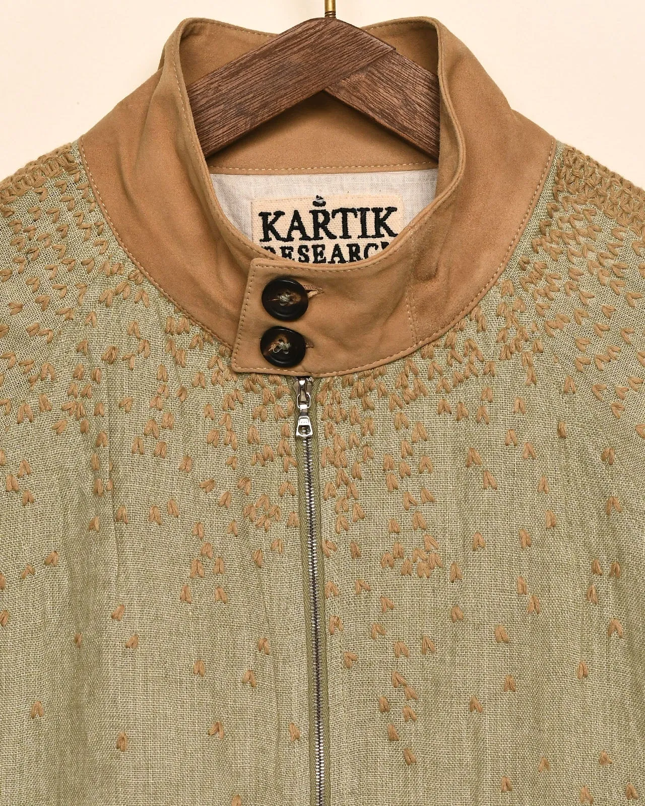 KANTHA HARRINGTON JACKET sold by Kartik Research product image thumbnail 4