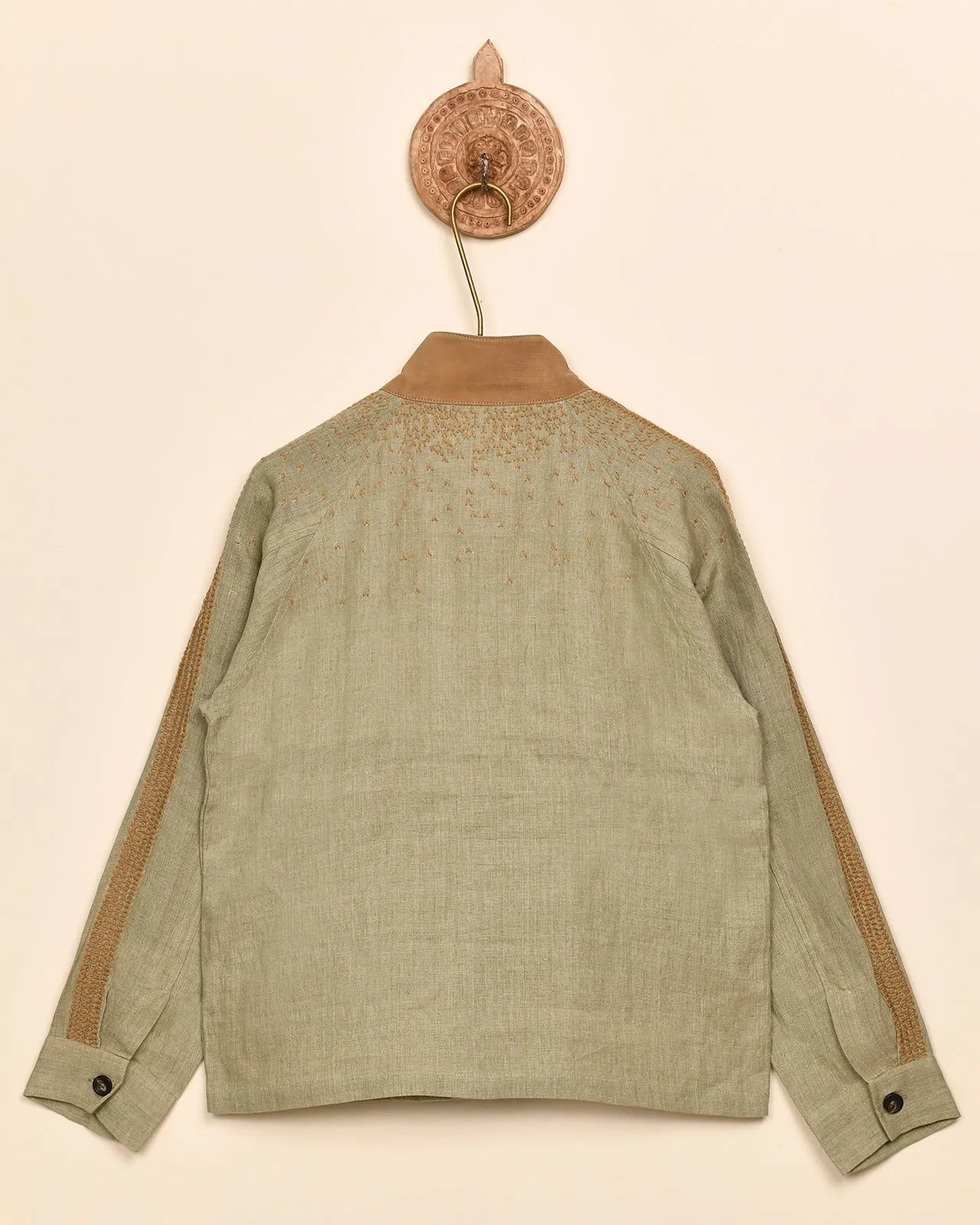 KANTHA HARRINGTON JACKET sold by Kartik Research product image thumbnail 5