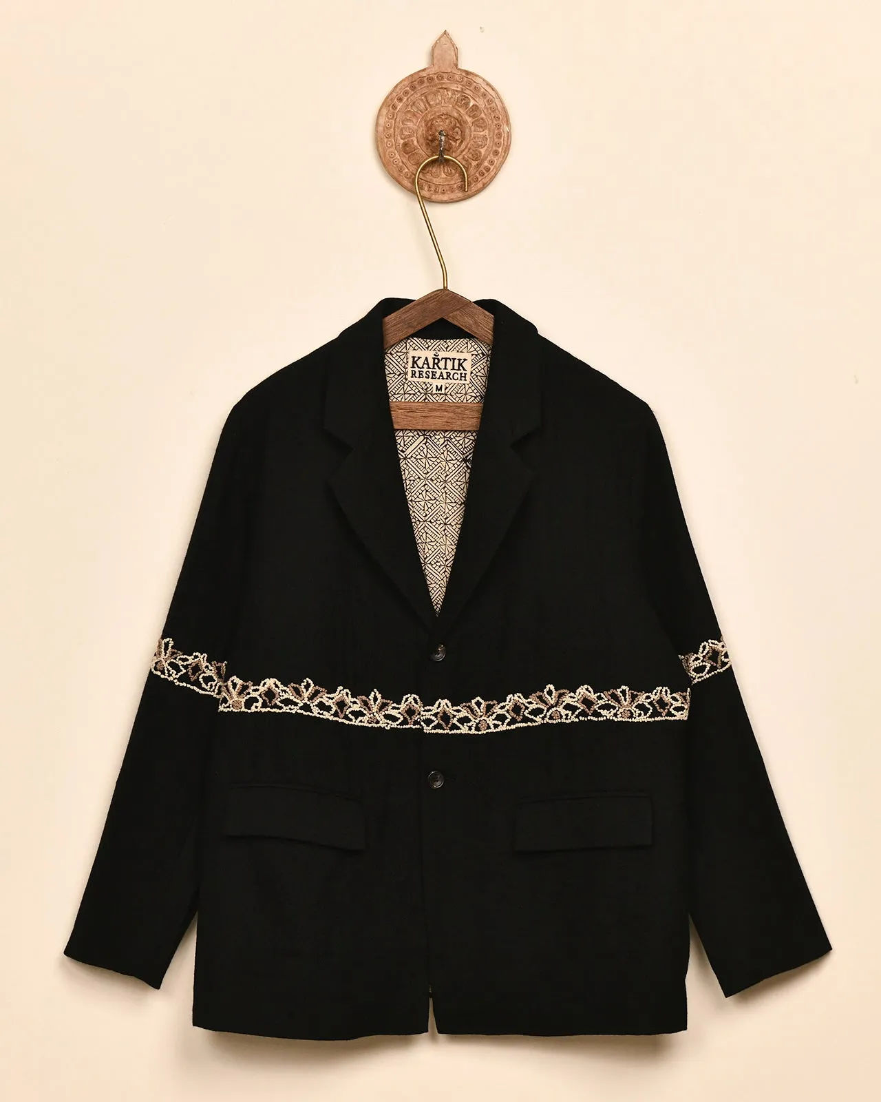 EMBROIDERED KNOT BLAZER sold by Kartik Research product image thumbnail 3