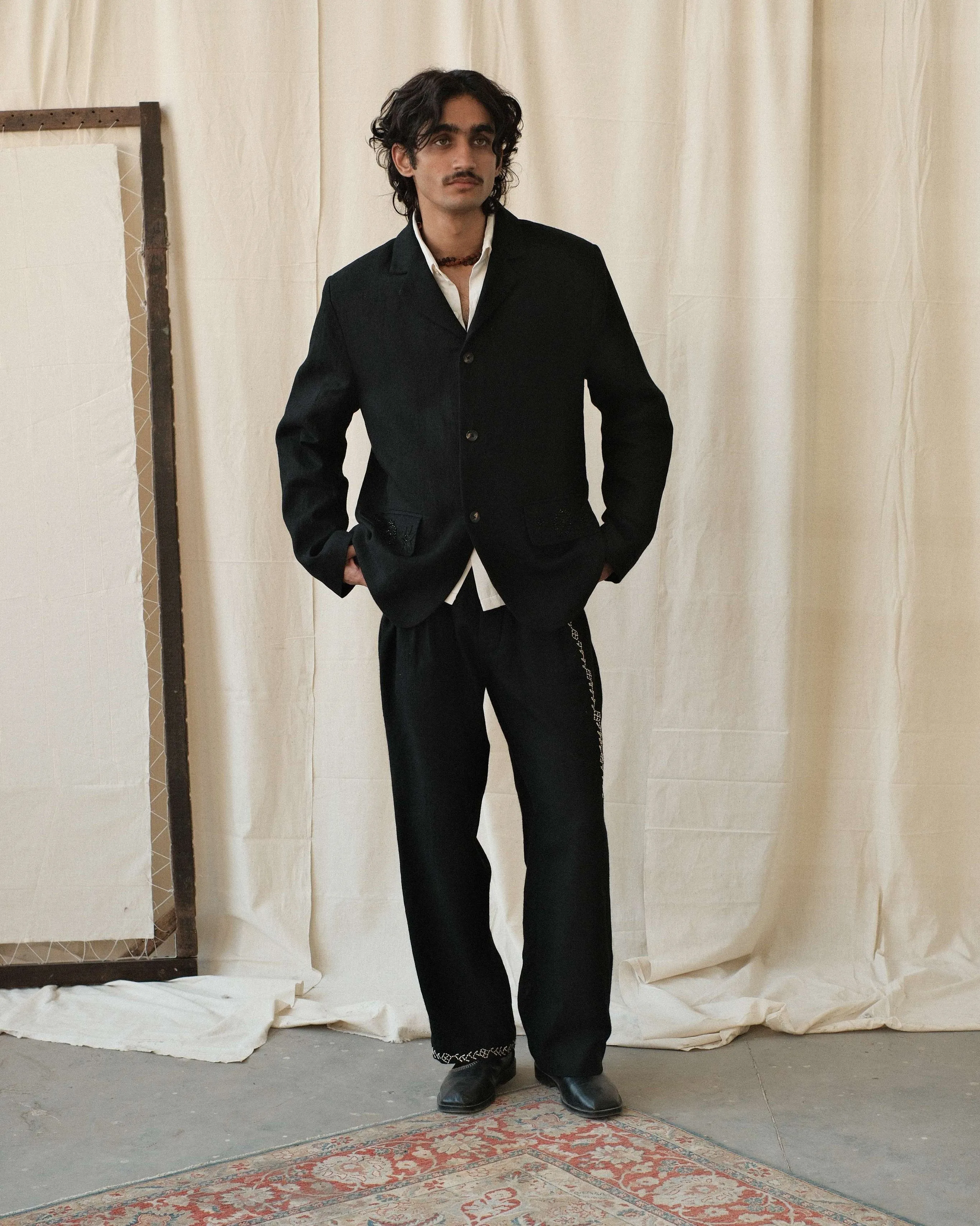 THREE BUTTON BLAZER sold by Kartik Research