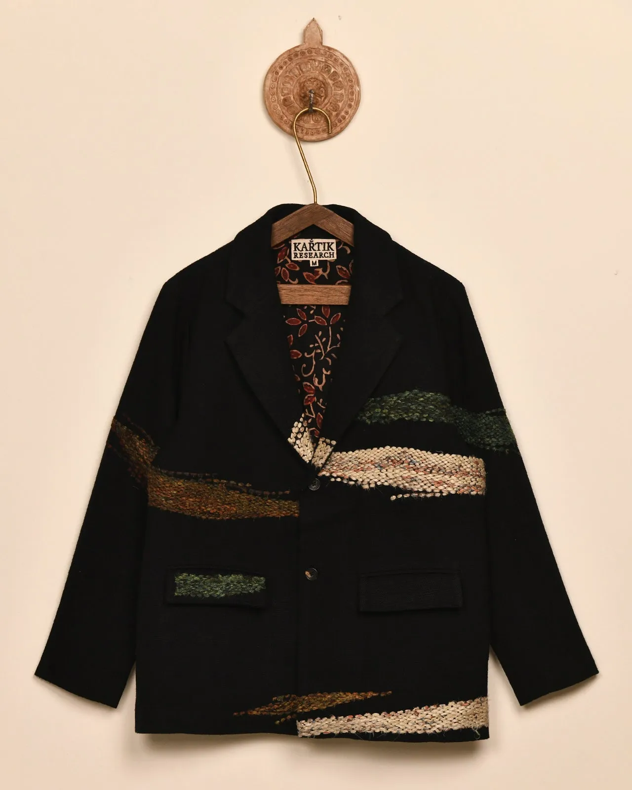 SILK SCARF KANTHA BLAZER sold by Kartik Research product image thumbnail 4