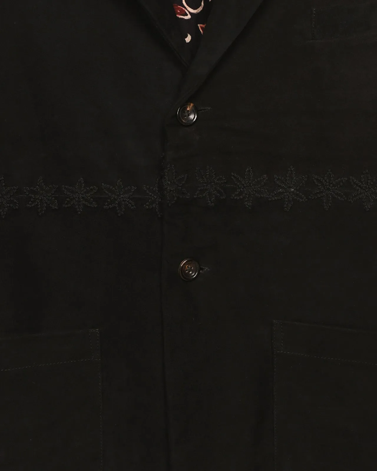 EMBROIDERED SUEDE BLAZER sold by Kartik Research product image thumbnail 5