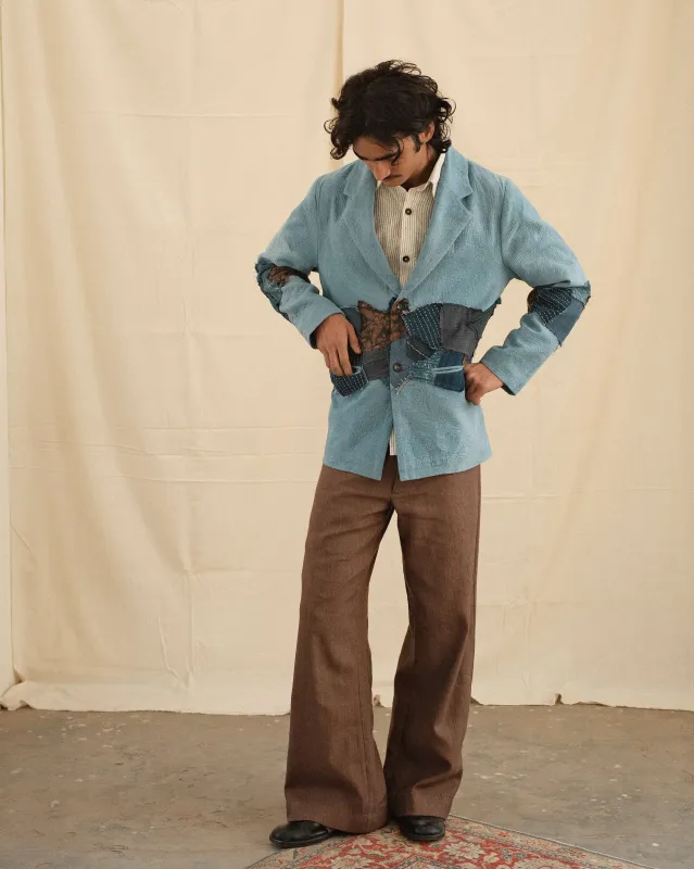 KANTHA PATCHWORK BLAZER made by Kartik Research