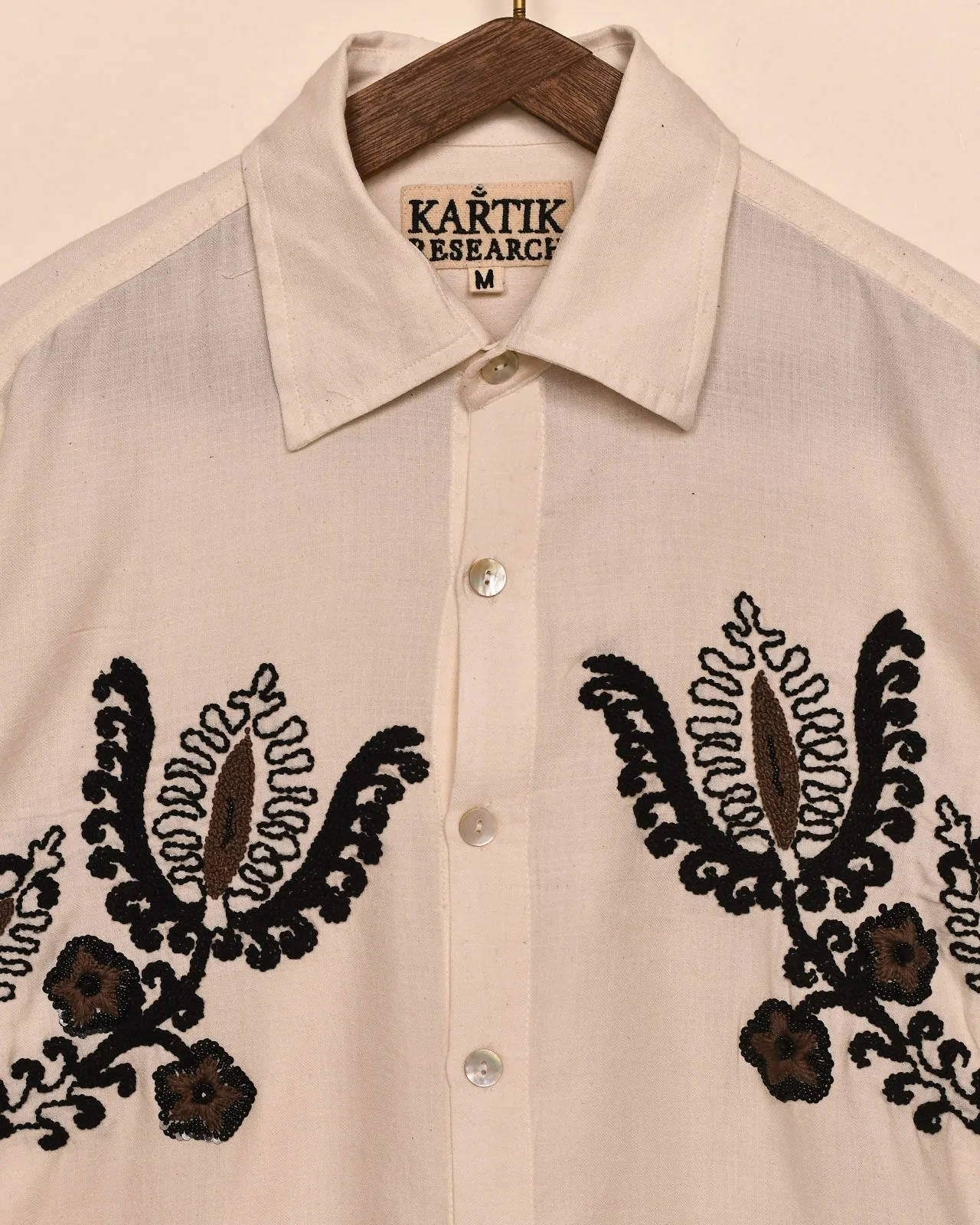 EMBROIDERED KNOT SHIRT sold by Kartik Research product image thumbnail 5