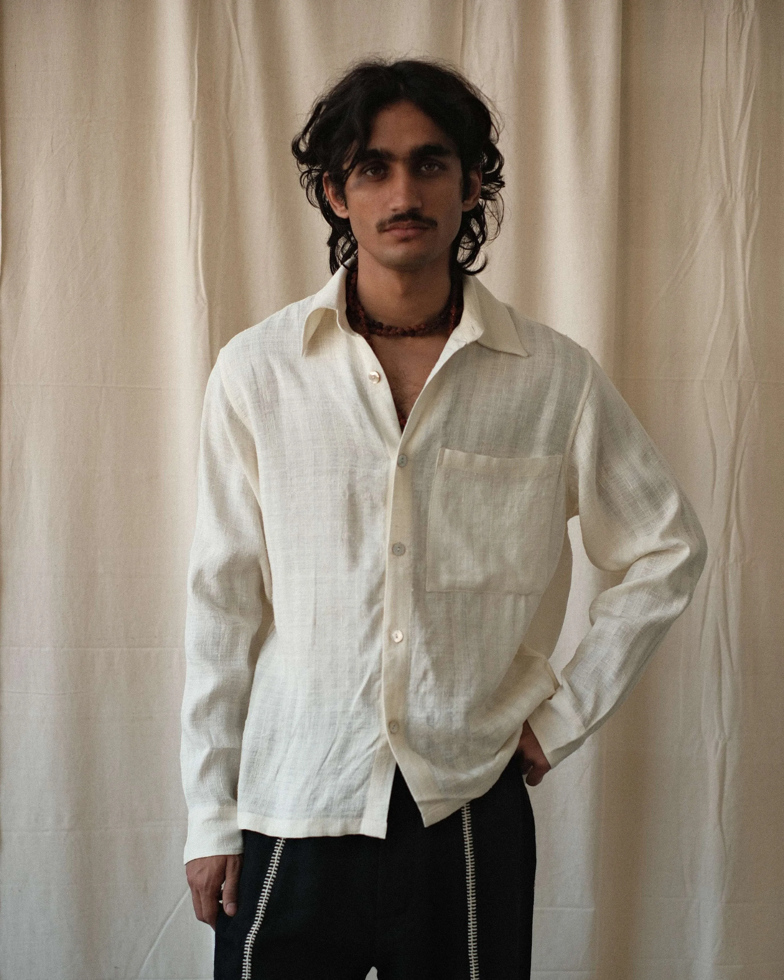 SILK STRIPE SHIRT sold by Kartik Research product image thumbnail 2