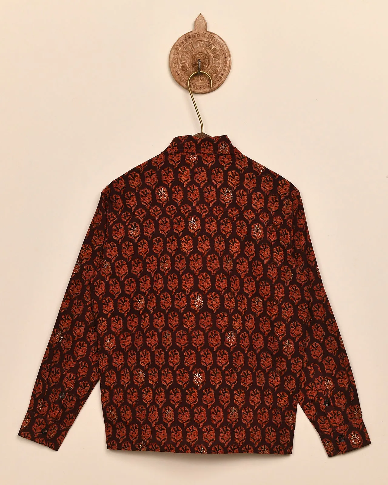 BLOCK PRINT SHIRT sold by Kartik Research product image thumbnail 5