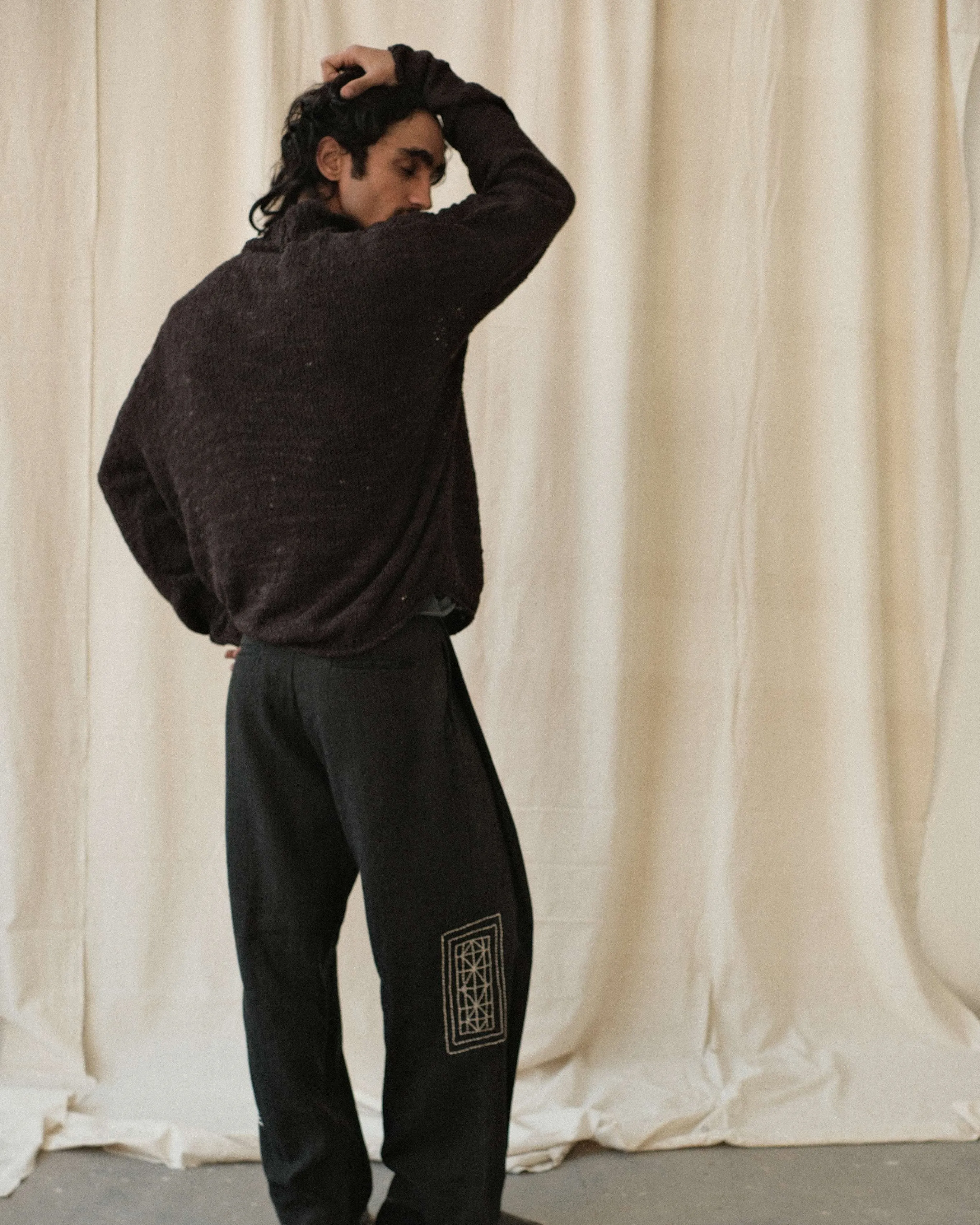 ERI SILK KNIT POLO sold by Kartik Research product image thumbnail 3