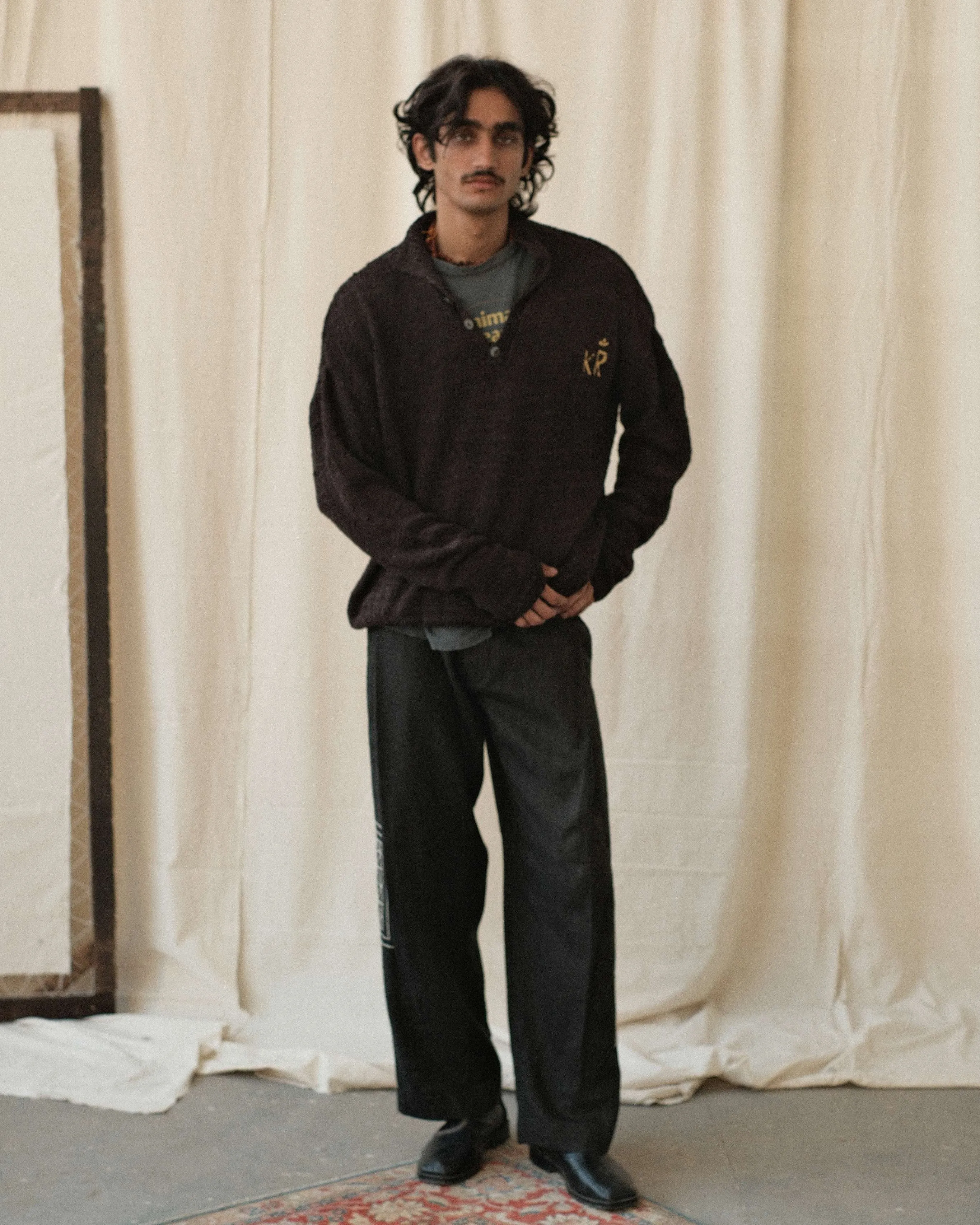 ERI SILK KNIT POLO sold by Kartik Research