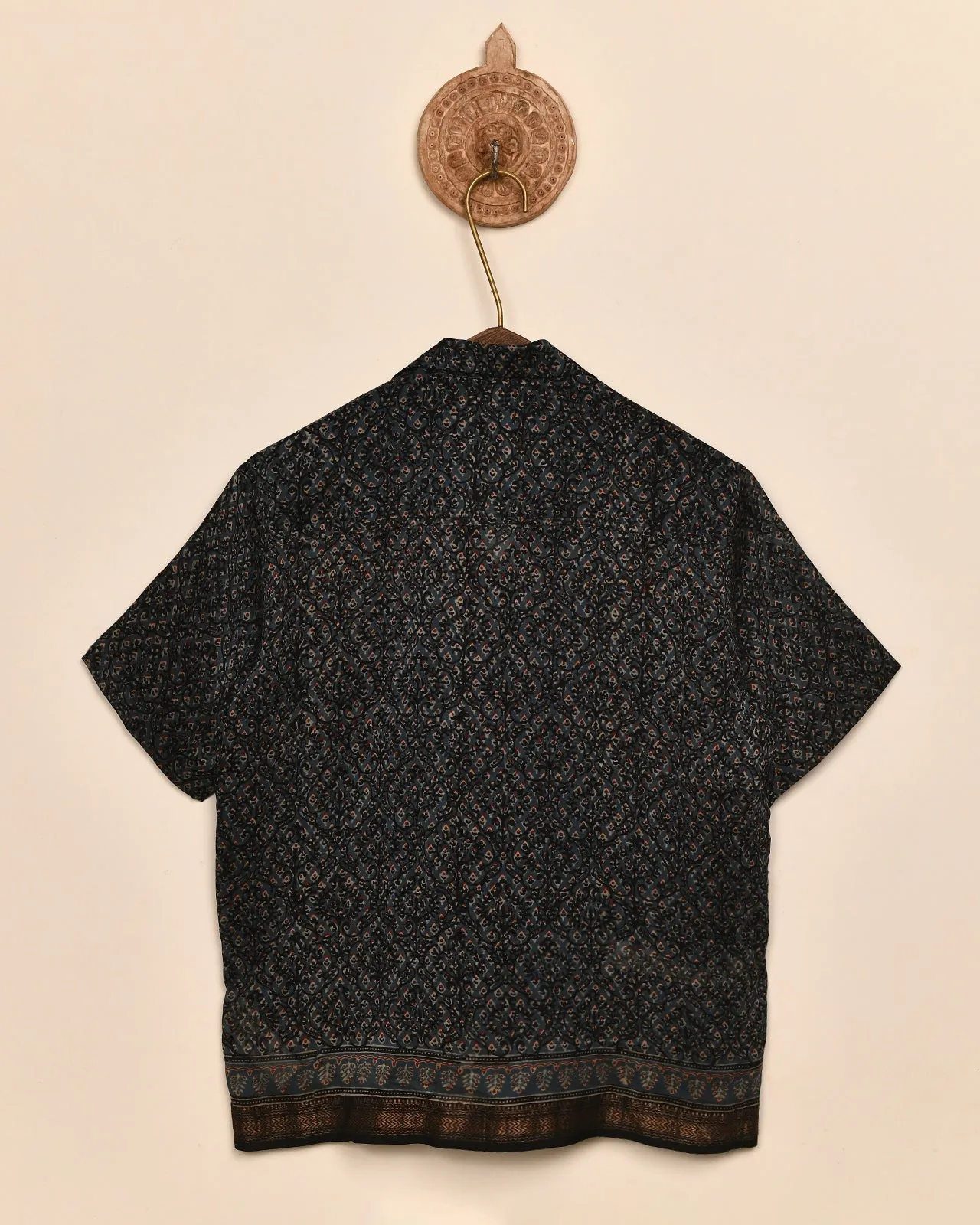 SILK BLOCK PRINT SHIRT sold by Kartik Research product image thumbnail 5