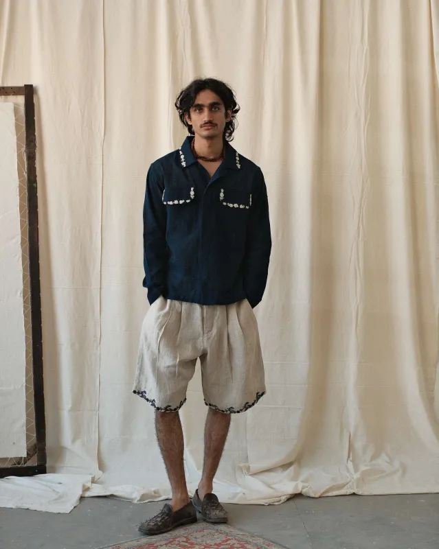 INDIGO SURYA SHIRT made by Kartik Research