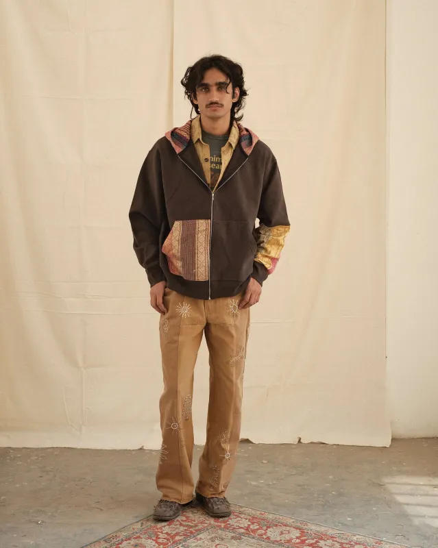 VINTAGE KANTHA HOODIE made by Kartik Research