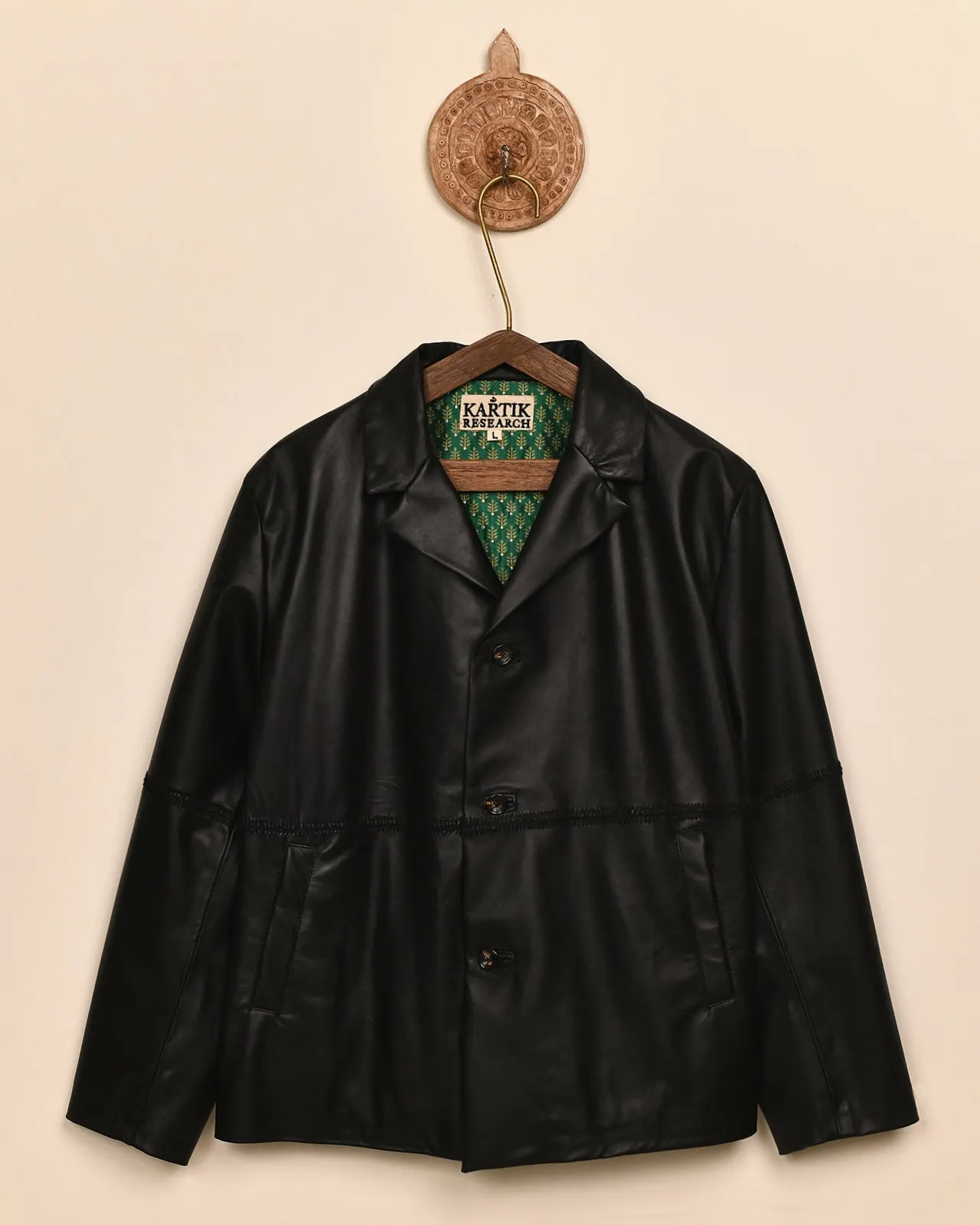 RABARI LEATHER BLAZER sold by Kartik Research product image thumbnail 4