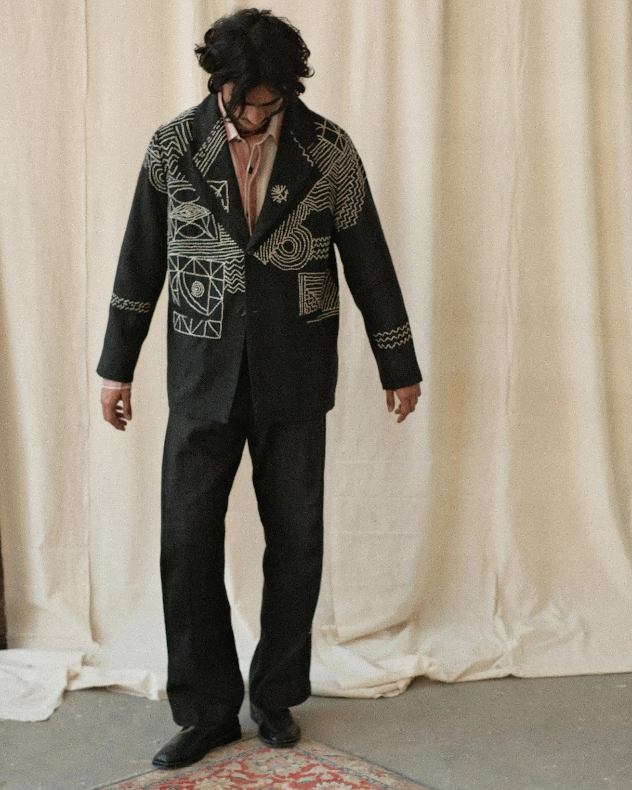 CRASH KANTHA BLAZER sold by Kartik Research product image thumbnail 2