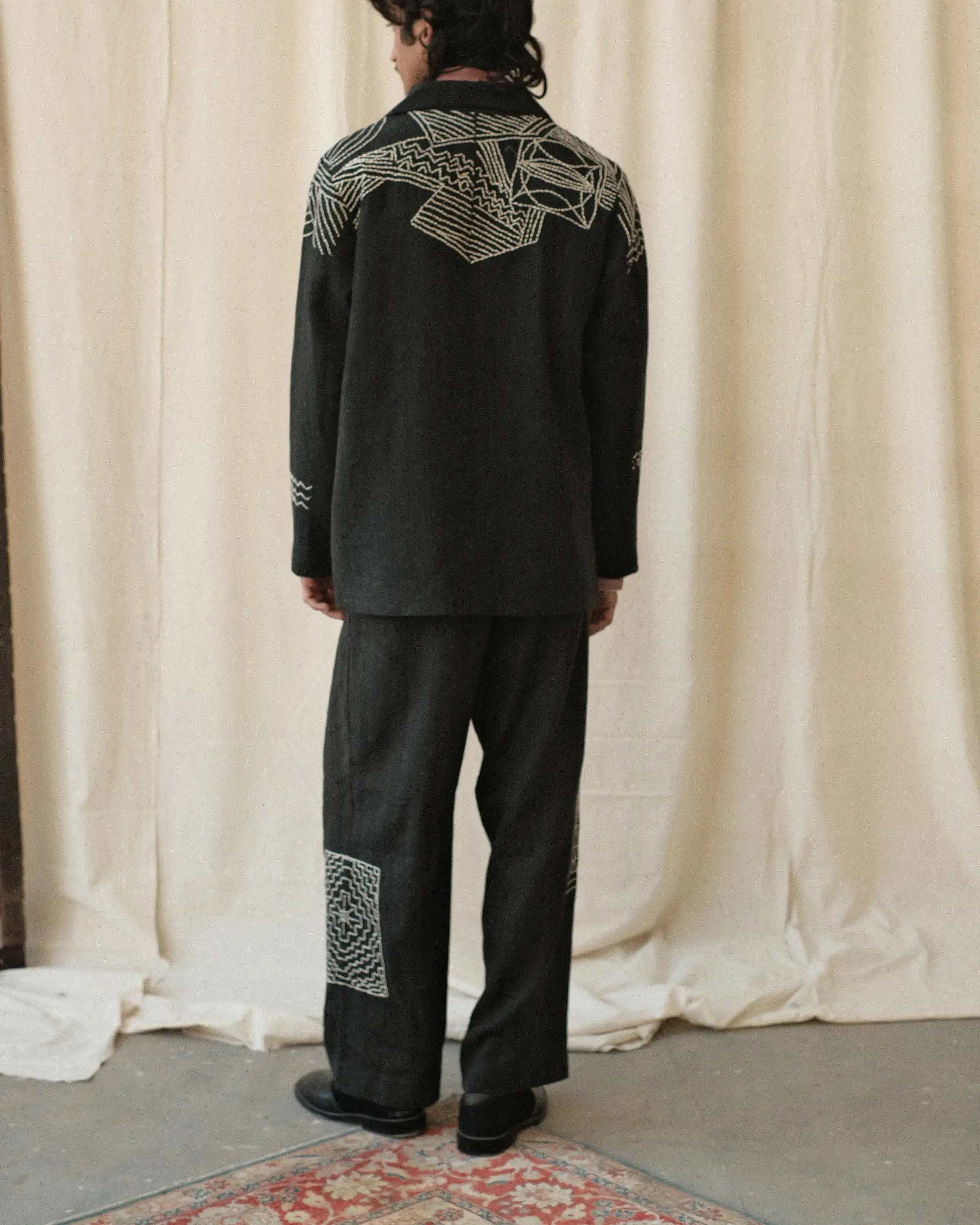 CRASH KANTHA BLAZER sold by Kartik Research product image thumbnail 3