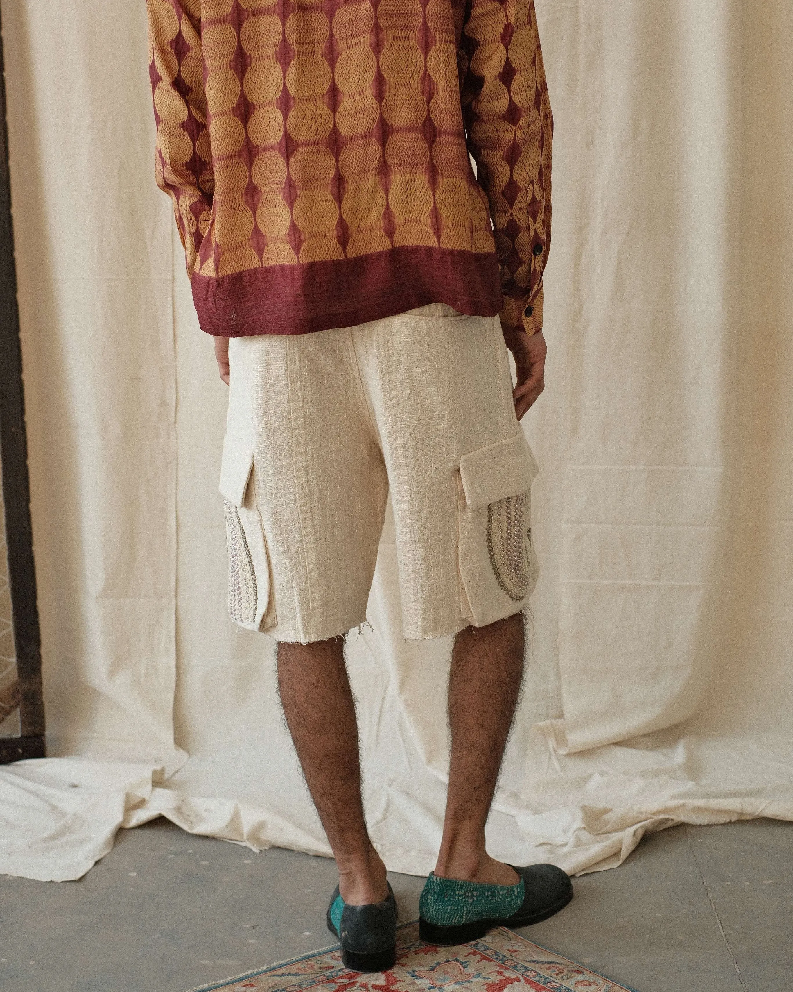 KANTHA CARGO SHORTS sold by Kartik Research product image thumbnail 3