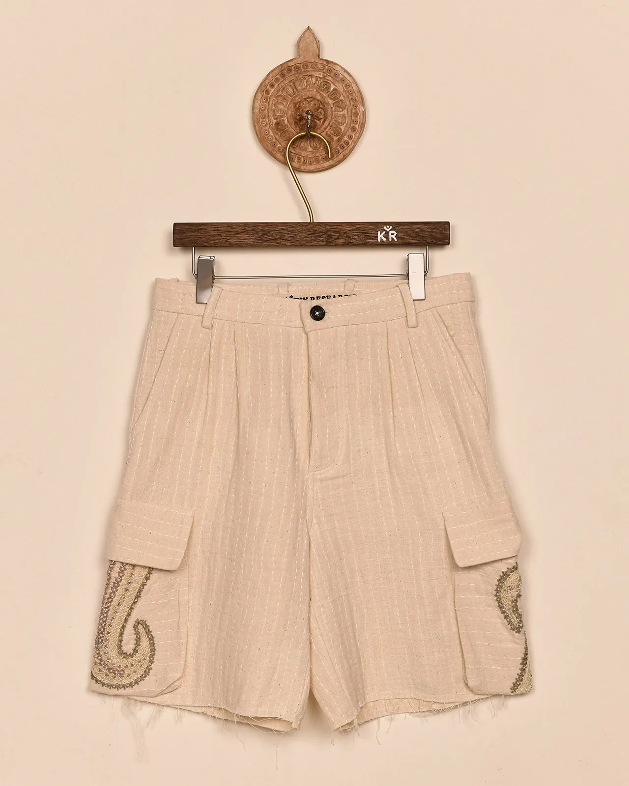KANTHA CARGO SHORTS sold by Kartik Research product image thumbnail 4