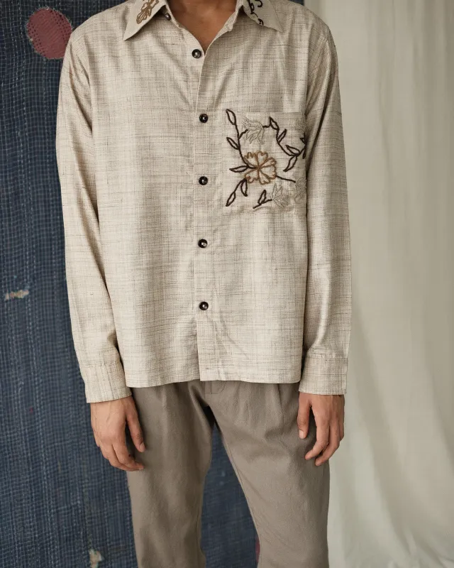 FRENCH KNOT SHIRT made by Kartik Research