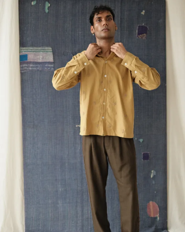 HAND EMBROIDERED SHIRT made by Kartik Research