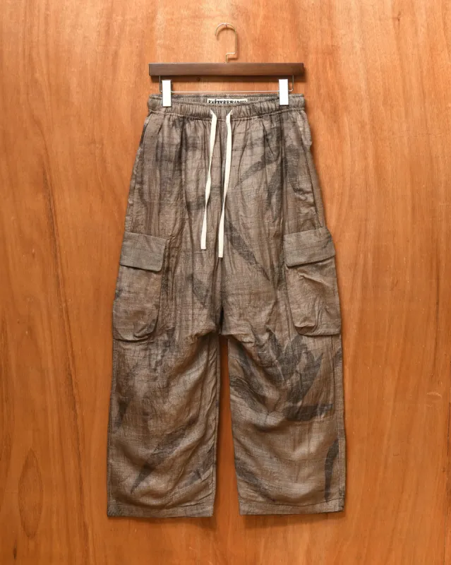 ECO PRINT CARGO PANTS sold by Kartik Research