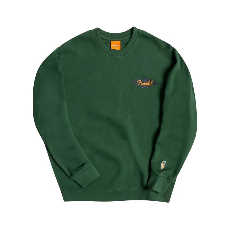HAND PICKED CREWNECK - FOREST sold by Anwar Carrots