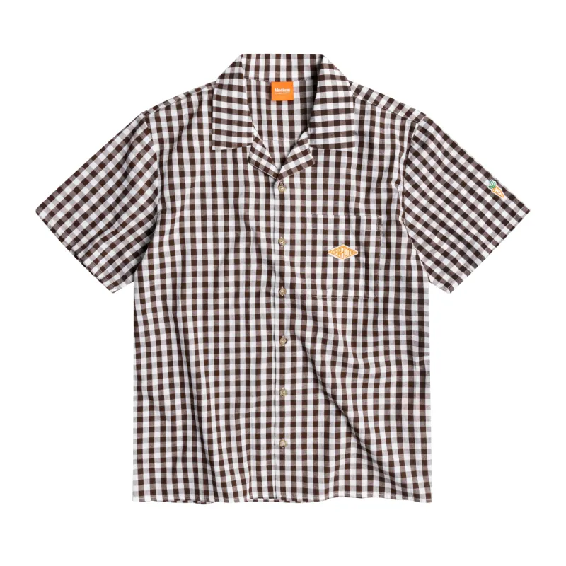 Emblem BUTTON UP - BROWN sold by Anwar Carrots