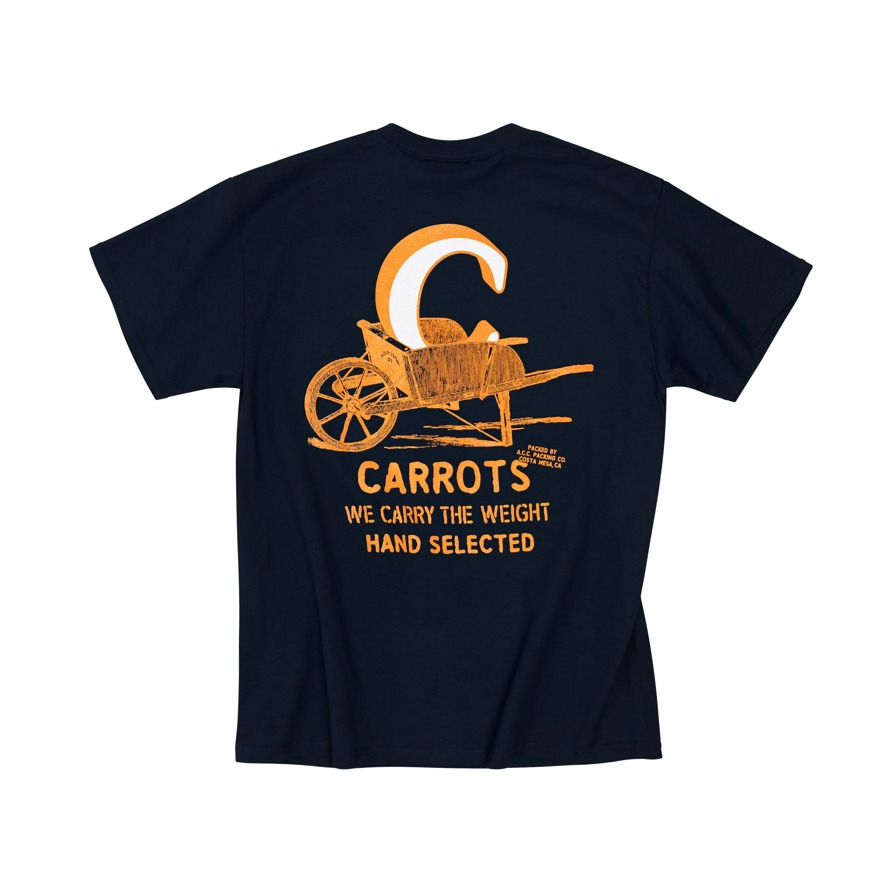 WHEELBARROW TEE - NAVY sold by Anwar Carrots product image thumbnail 2