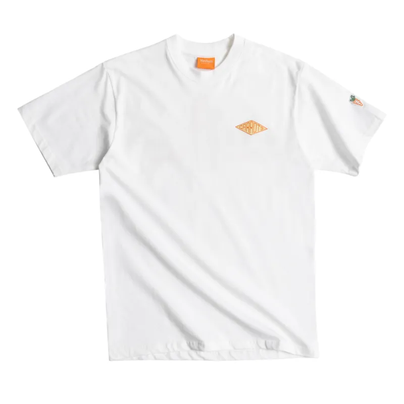 EMBLEM TEE - WHITE sold by Anwar Carrots